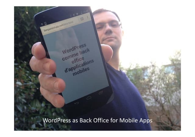 Wordpress as a Back Office for Mobile Applications