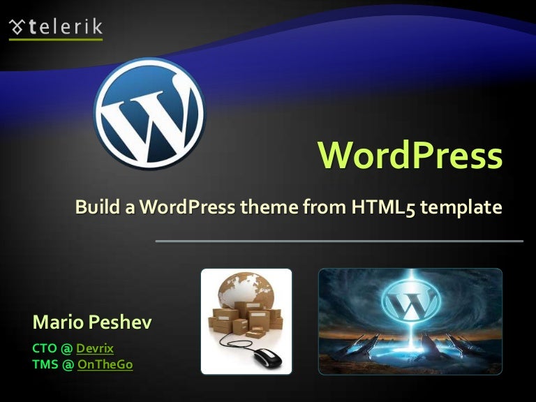 how to install html5 template in xampp