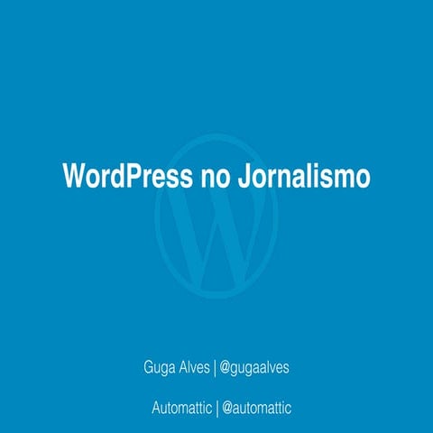 WordPress no jornalismo