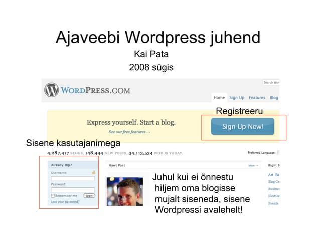 Wordpress Juhend 2008 sügis
