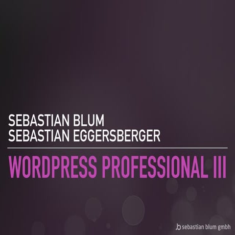 WordPress Professional III