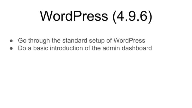 A WordPress workshop at Cefalo 