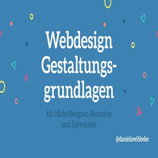 Webdesign Gestaltungsgrundlagen für...