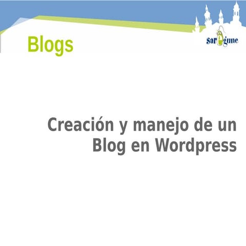 Blog en Wordpress