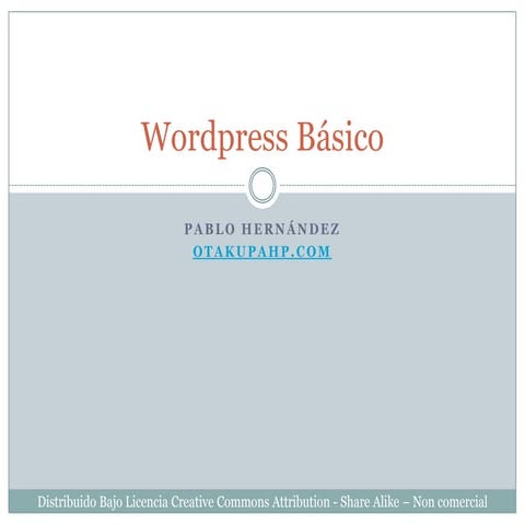 Instalación de Wordpress