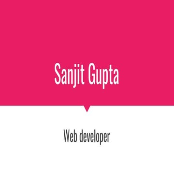 Wordpress by sanjit 