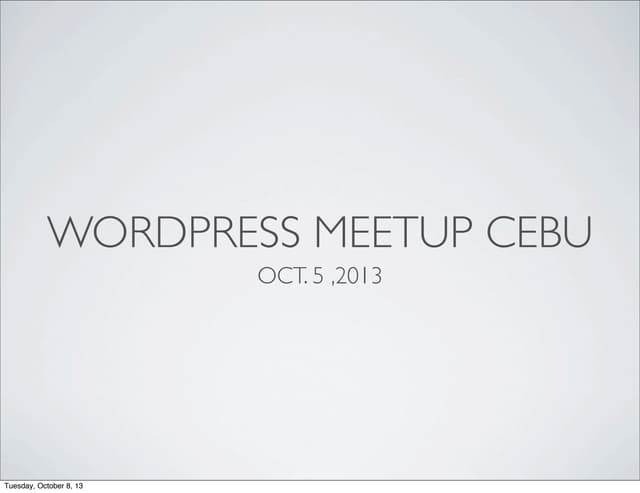WordPress database