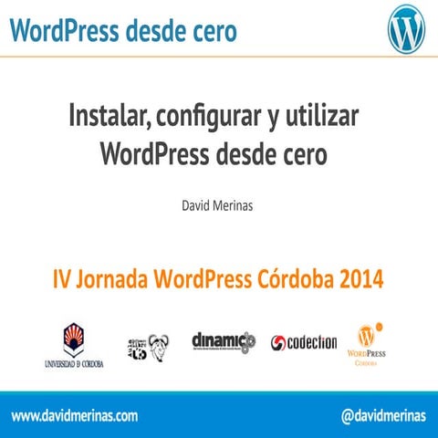Instalar, configurar y administrar WordPress desde cero