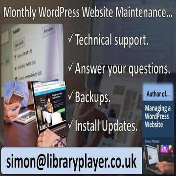 Monthly WordPress Website Maintenance | PPTX