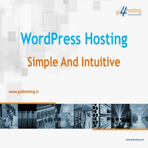 Word press hosting simple and intuitive