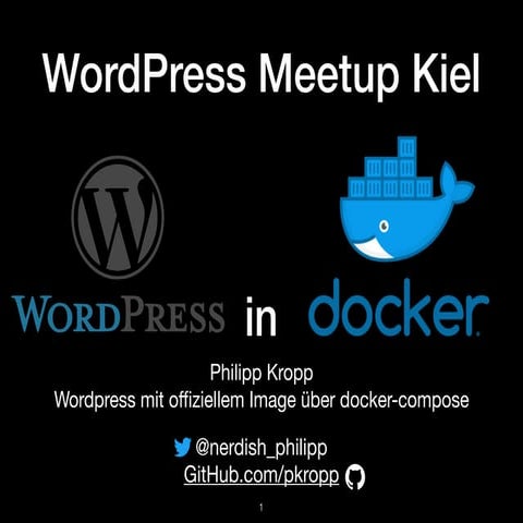 Wordpress im docker