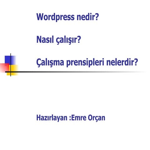 Wordpress nedir
