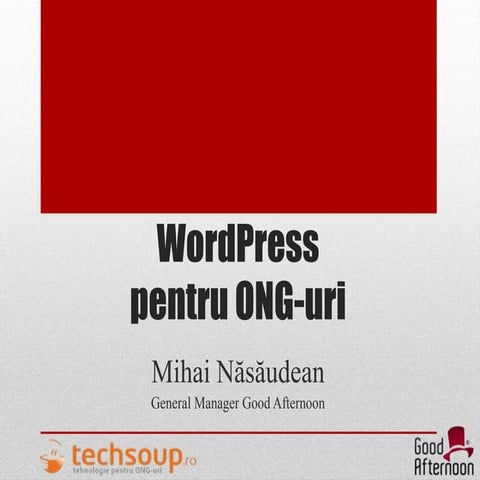 Wordpress pentru ONG-uri