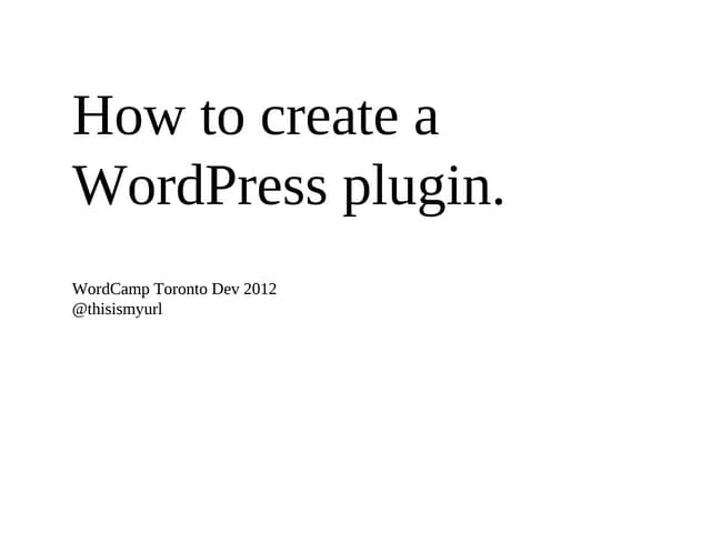 WordPress plugins