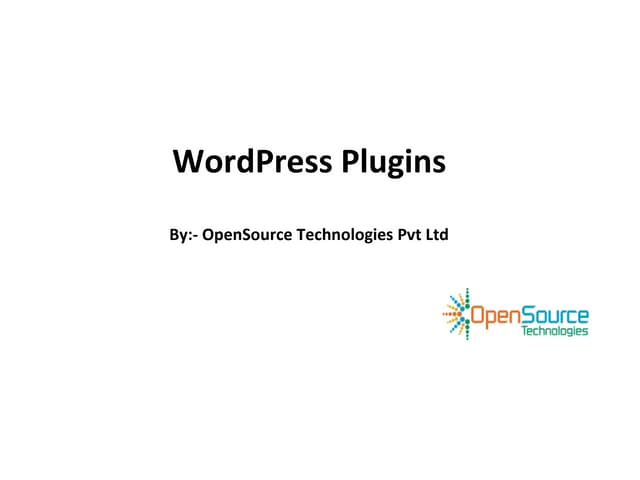 Word press Plugins by WordPress Experts