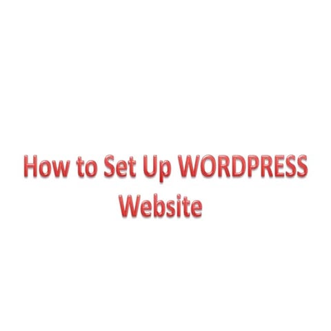 Wordpress ppt