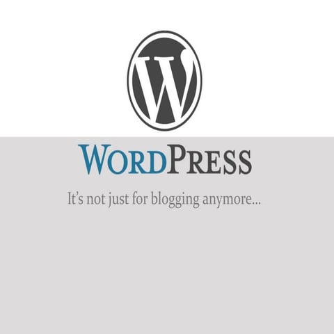 Wordpress presentation