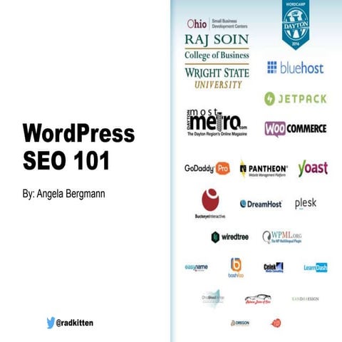 WordPress SEO 101 - Dayton 2016 WordCamp