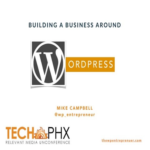 Word press talk  mike campbell- techphx