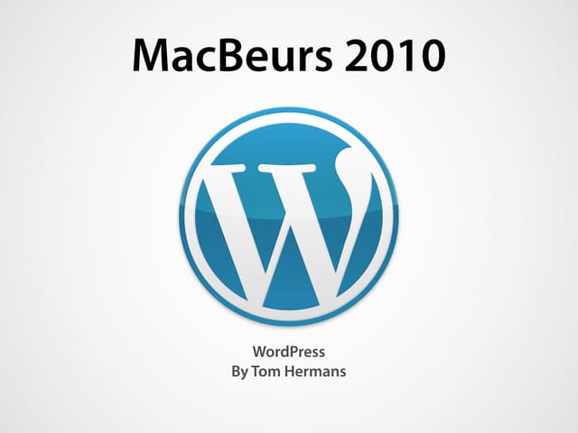 WordPress by tomhermans