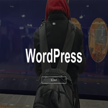 El Viaje | Charla de SEO para WordPress | WordPress Valencia | Wayco