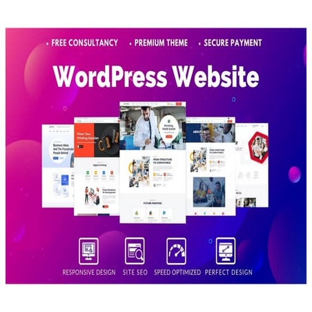 Attractive wordpress website | PDF