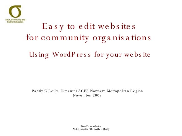 Wordpress Websites