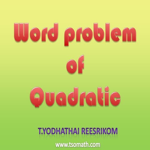 Wordproblem