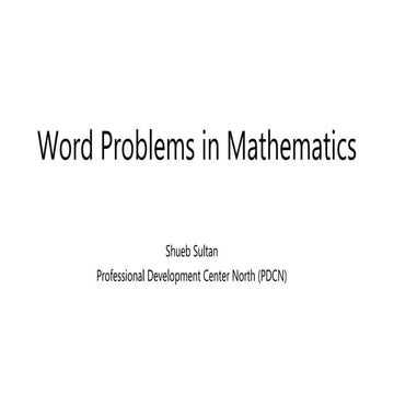 Word Problems in Mathematics-Shueb.pptx