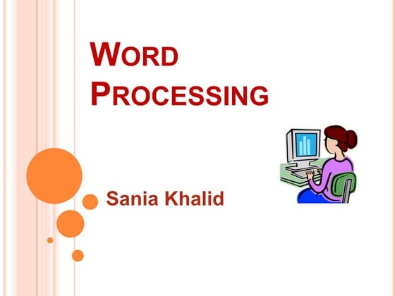 Word processing | PPT