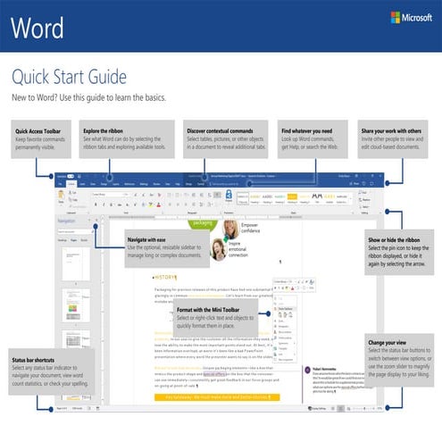 Word Quick Start Guide | PDF
