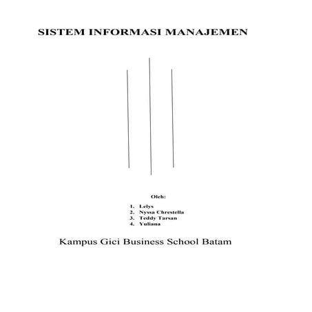tugas kuliah sistem informasi manajemen