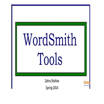 WordSmith the Concordancer 