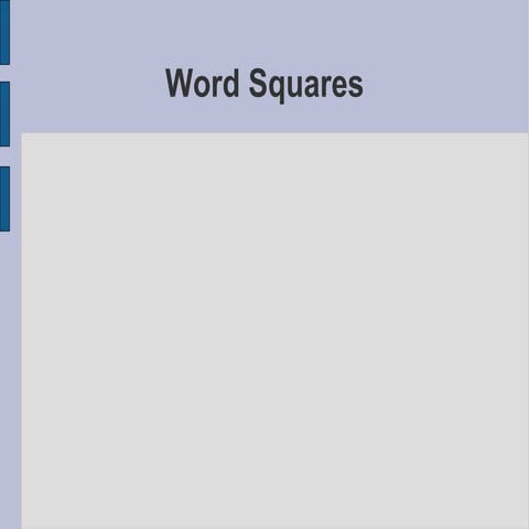 Word Squares