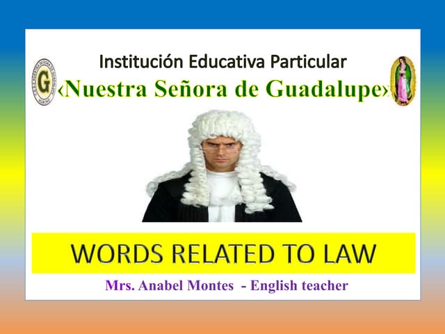 Words related to law