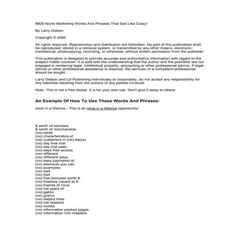 Words That Sell | ZIP