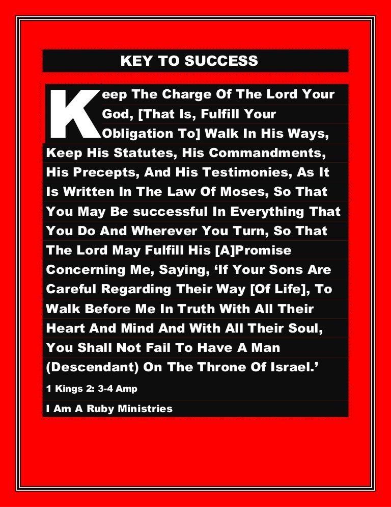 KEY TO SUCCESS