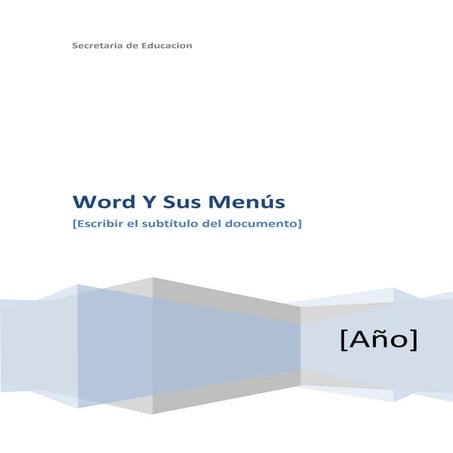 Word y sus menus