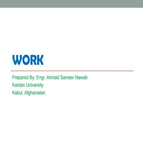 Work | PPTX
