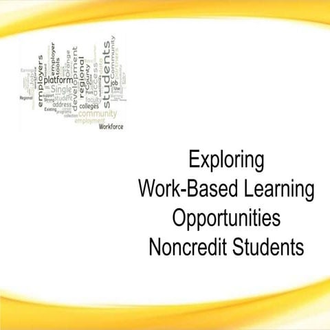 Work-Based Learning and Job Placement for Noncredit.pptx