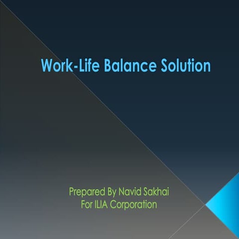 Work life balance