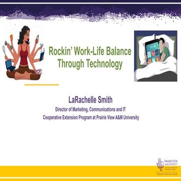 Work-Life Balance Through Technology | PPT