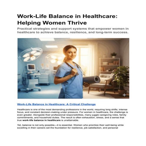 Work-Life Balance in Healthcare_ Helping Women Thrive.pdf