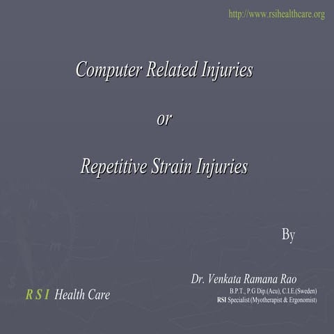 work & wellness ( RSI Presentation)