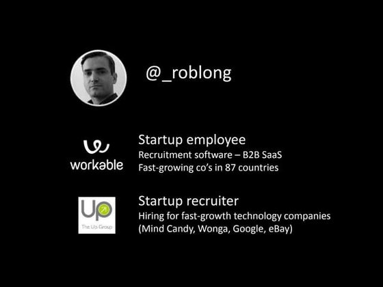 Workable Presentation at TechStartupJobs Fair London 2014