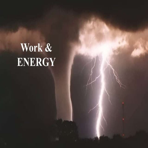 Work and energy