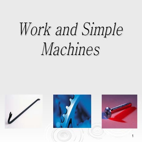 Workandsimplemachines