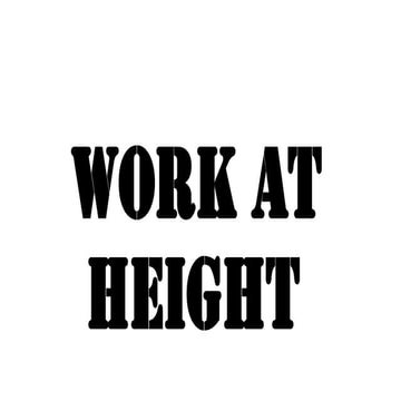 WORK AT HEIGHT Training Presentation PPT