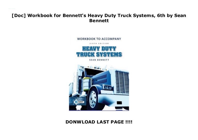[Doc] Workbook for Heavy Duty Truck Systems, 6th by Sean Be…