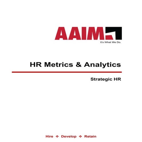 The Long History of HR Metrics and Analytics